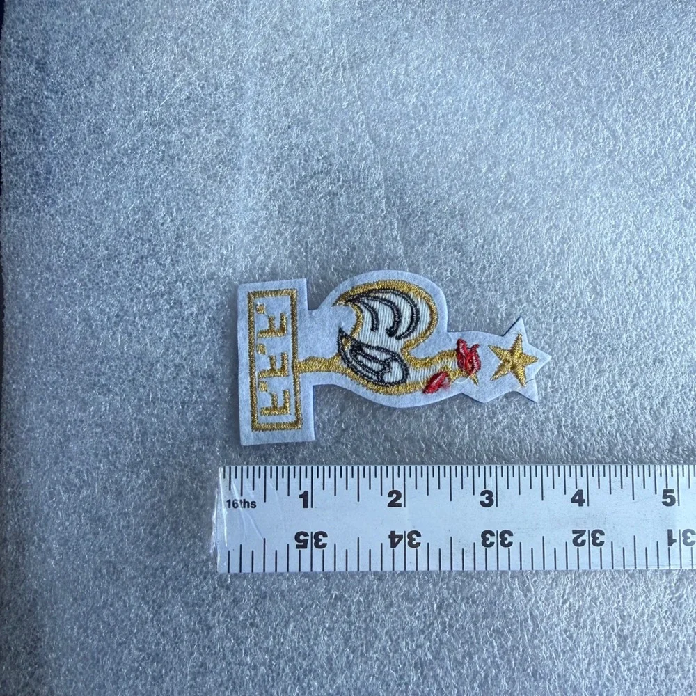 France French Rooster FFF Emblem‎ Patch National Symbol Vintage Style